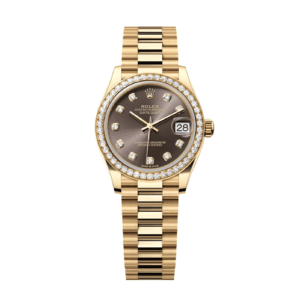RLX Datejust m278288RBR-0030 Dark Grey 31mm Dial President Bracelet Watch