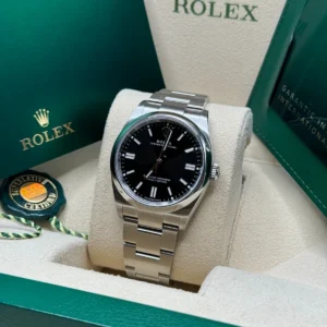 RLX Oyster Perpetual 36mm 126000-0014 Black Dial Oyster Stainless Steel Bracelet