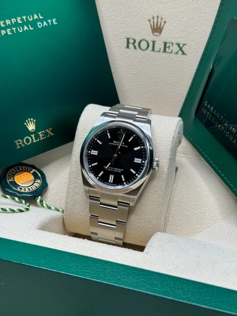 RLX Oyster Perpetual 36mm 126000-0014 Black Dial Oyster Stainless Steel Bracelet