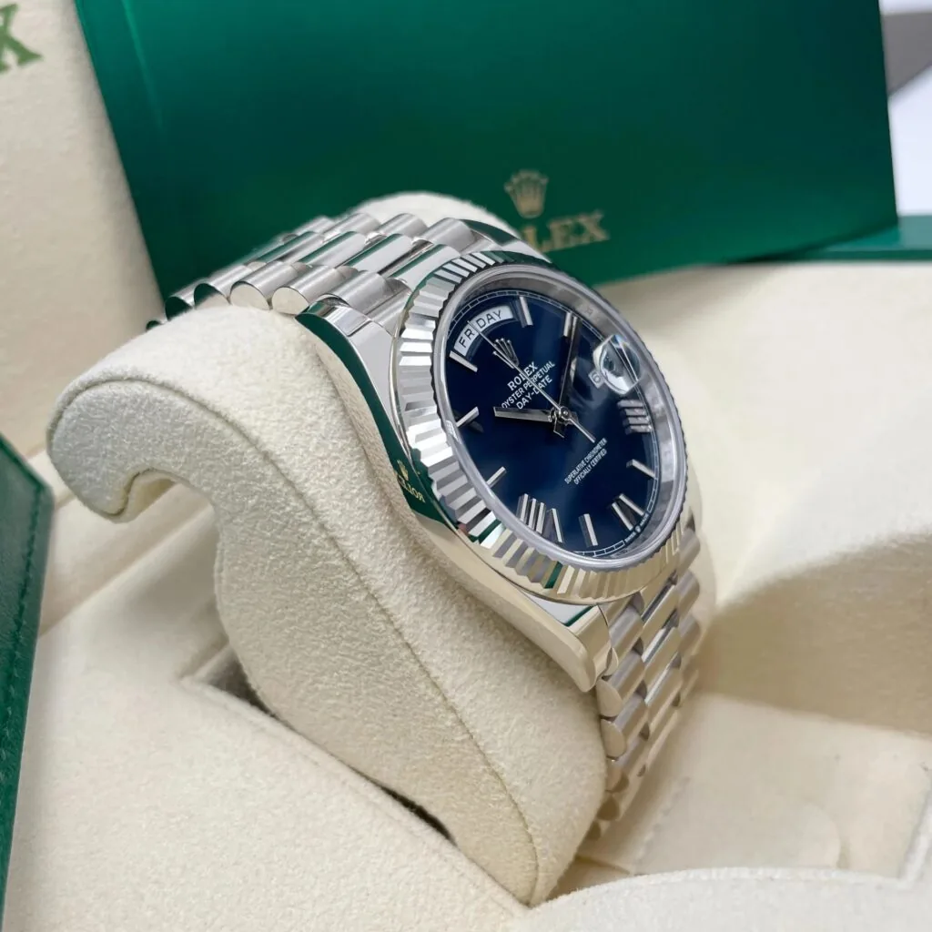 RLX Day-Date "President" 40mm Blue Roman Dial 228236-0007