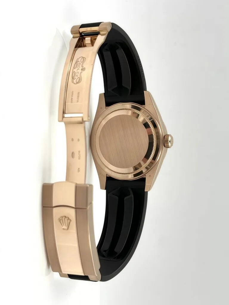 RLX Sky-Dweller 42mm Rose Gold Chocolate Dial Oysterflex - 336235