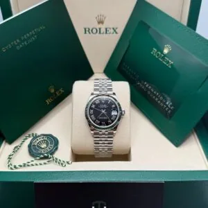 RLX Datejust m278274-0001/0002 Bright Black Dial 31mm Oyster Bracelet