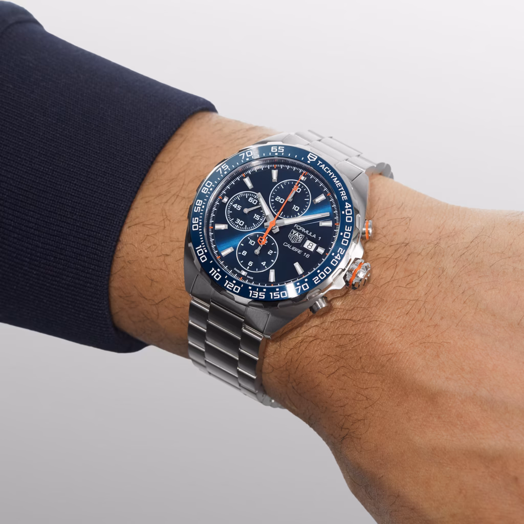 TAG Heuer Formula 1 Chronograph 44mm Mens Watch Blue CAZ201G.BA0876