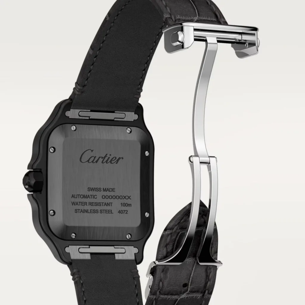 Cartier Santos de Cartier Large Model Black ADLC WSSA0039 - United Luxury