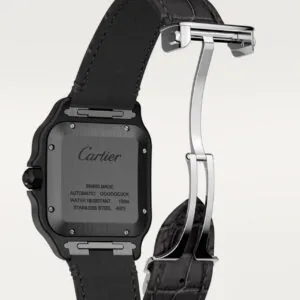 Cartier Santos de Cartier Large Model Black ADLC WSSA0039 - United Luxury