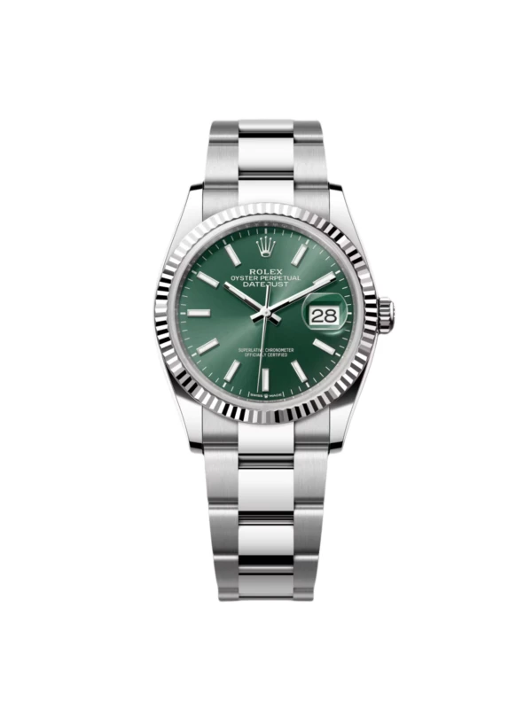 RLX Datejust 36mm 126234 Mint Green Dial Jubilee Bracelet Watch