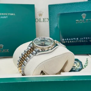 RLX Datejust m278273-0015/0016 31mm Olive Green Dial Stainless Steel and Yellow Gold Oyster Watch