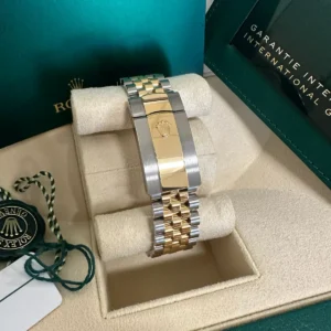 RLX Datejust 36mm 126233 Champagne Palm Motif Diamond Dial and Jubilee Bracelet Watch
