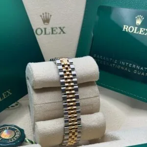 RLX Lady-Datejust 31mm 279383RBR Champagne Dial Yellow Rolesor Oyster Bracelet
