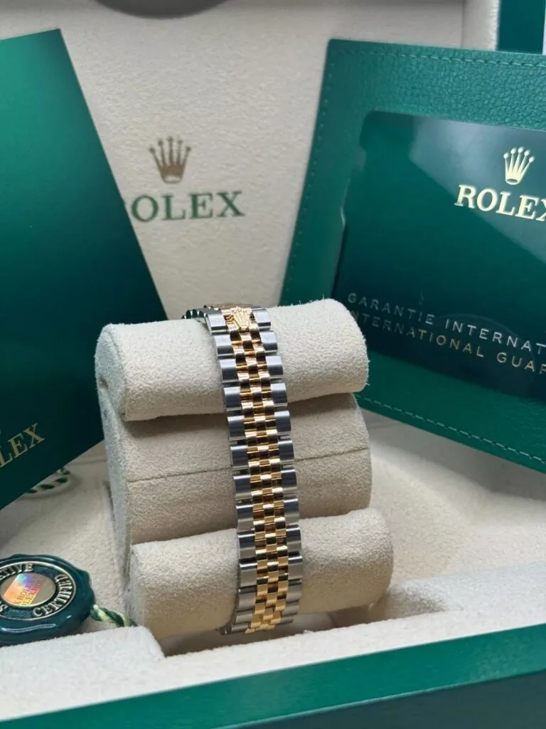 RLX Lady-Datejust 31mm 279383RBR Champagne Dial Yellow Rolesor Oyster Bracelet