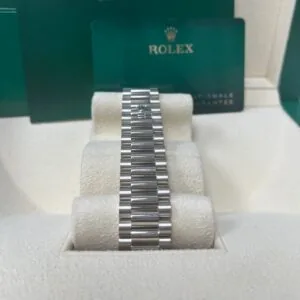 RLX Day-Date 40mm 228349RBR-0030 Olive Green Dial President Bracelet