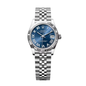 RLX Datejust m278274-0033/0034 Bright Blue Dial 31mm Fluted Bezel Oyster Bracelet