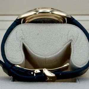 Rolex 1908 Yellow Gold Black Dial Black Alligator Strap - 52508-0002