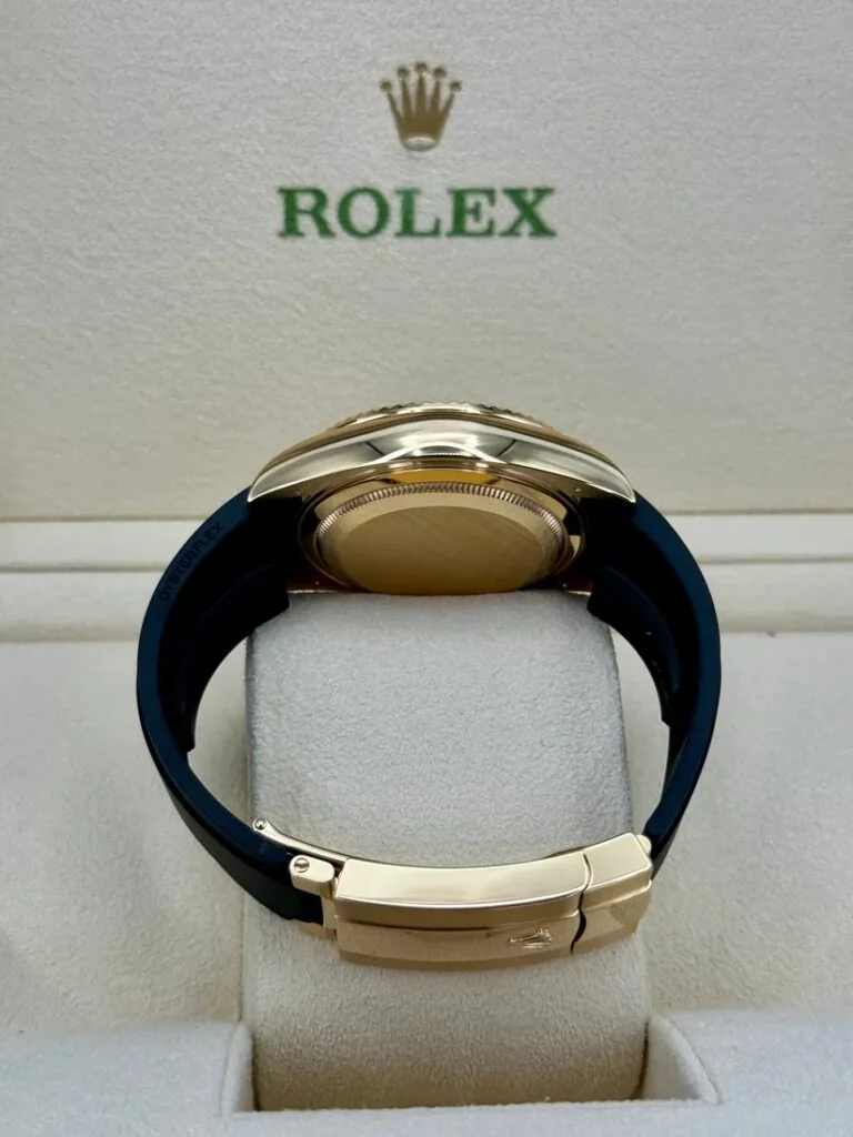 RLX Sky-Dweller 42mm Yellow Gold Champagne Dial Oysterflex - 336238