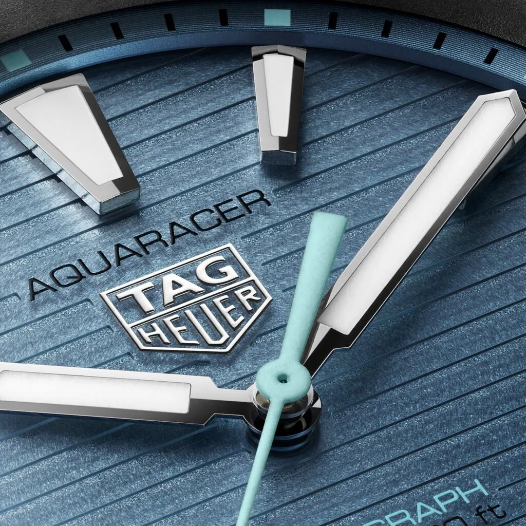 TAG Heuer Aquaracer Professional 200 Solargraph Titanium 40mm Mens Watch Blue WBP1182.BF0000