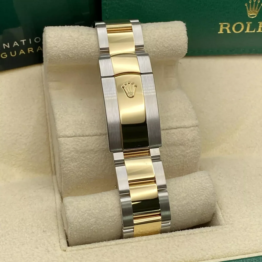 RLX Datejust 41mm 126303 Champagne Index Oyster Steel and Yellow Gold Mens Watch