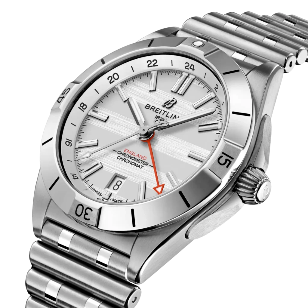 Breitling Chronomat Automatic GMT 40 Six Nations England A323985B1A1A1