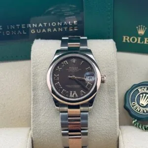 RLX Datejust m278241-0003/0004 Chocolate 31mm Dial Oyster Bracelet Watch