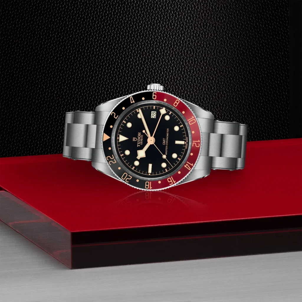 TUDOR Black Bay 58 GMT 39mm Black/Red Bezel Automatic Bracelet Watch M7939G1A0NRU-0001