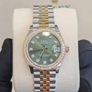 RLX Datejust m278383RBR-0029/0030 31mm Olive Green Dial Oyster Bracelet