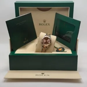 RLX Lady-Datejust 31mm 279171 Pink Roman Oyster Stainless Steel and Rose Gold