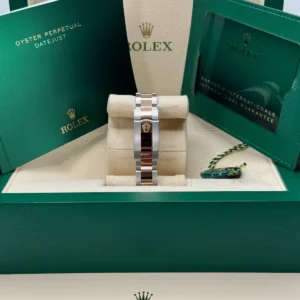 RLX Datejust m278271-0009/0010 Rose 31mm Dial Oyster Bracelet Watch