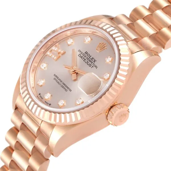 RLX Lady-Datejust 31mm 279175 Rose Dial President Everose Gold