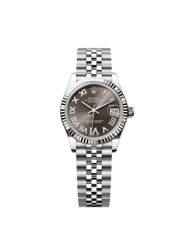 RLX Datejust m278274-0027/0028 Dark Grey 31mm Dial Oyster Watch