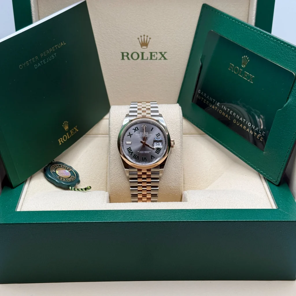 RLX Datejust 36mm 126201 Slate Dial Jubilee Bracelet Watch