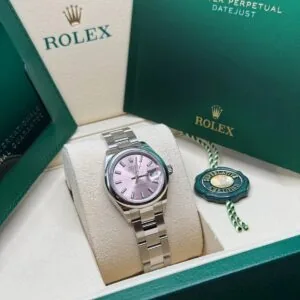 RLX Lady-Datejust 31mm 279160 Oyster Perpetual Pink Dial Oyster Bracelet