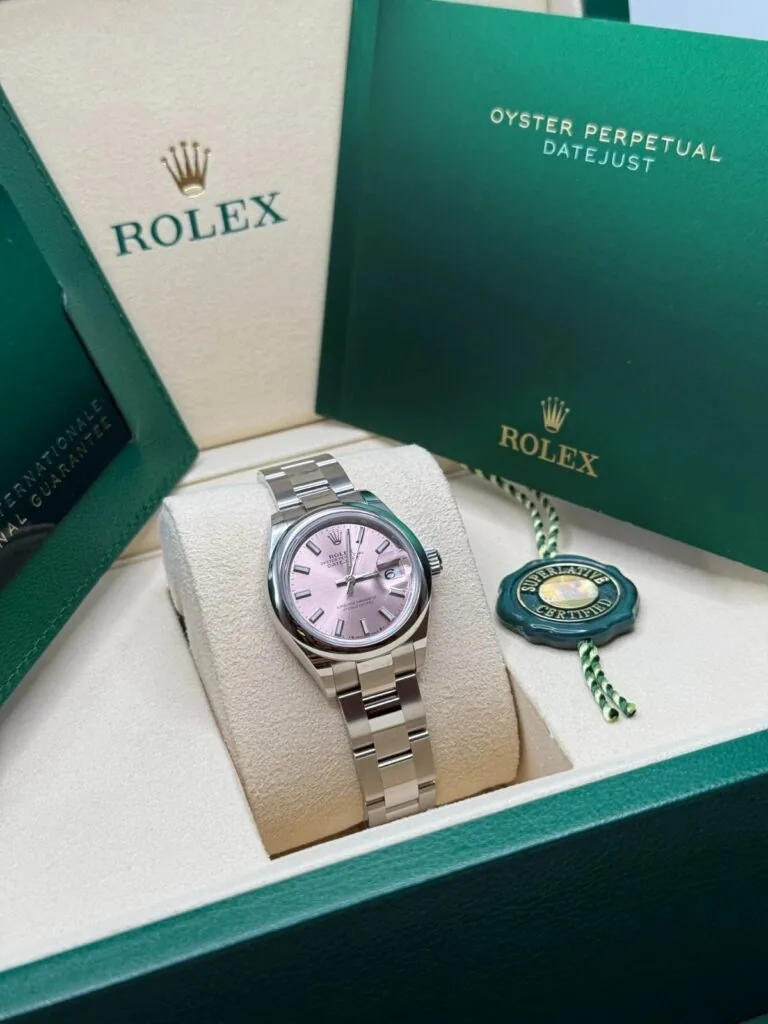 RLX Lady-Datejust 31mm 279160 Oyster Perpetual Pink Dial Oyster Bracelet
