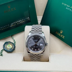 RLX Datejust 41mm 126334 Slate Diamond Jubilee Stainless Steel