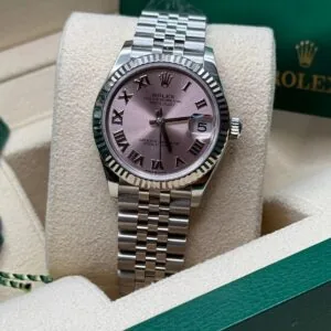 RLX Datejust m278274-0019/0020 Pink 31mm Dial Oyster Watch