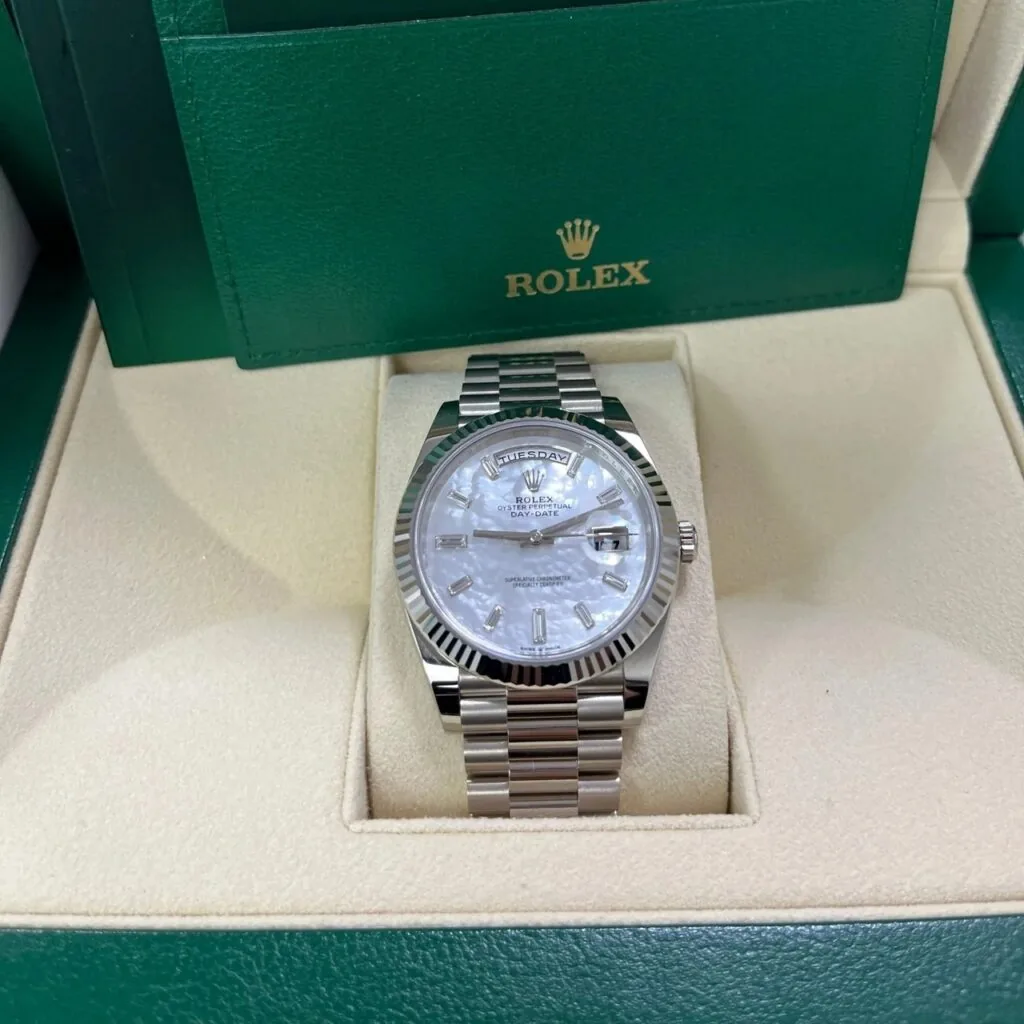 RLX Day-Date 228236-0026 Mother Of Pearl Diamonds Dial