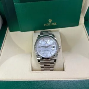RLX Day-Date 228236-0026 Mother Of Pearl Diamonds Dial