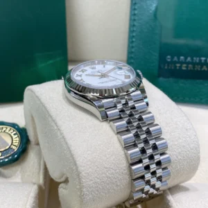 RLX Datejust m278274-0009/0010 White 31mm Dial Oyster Watch