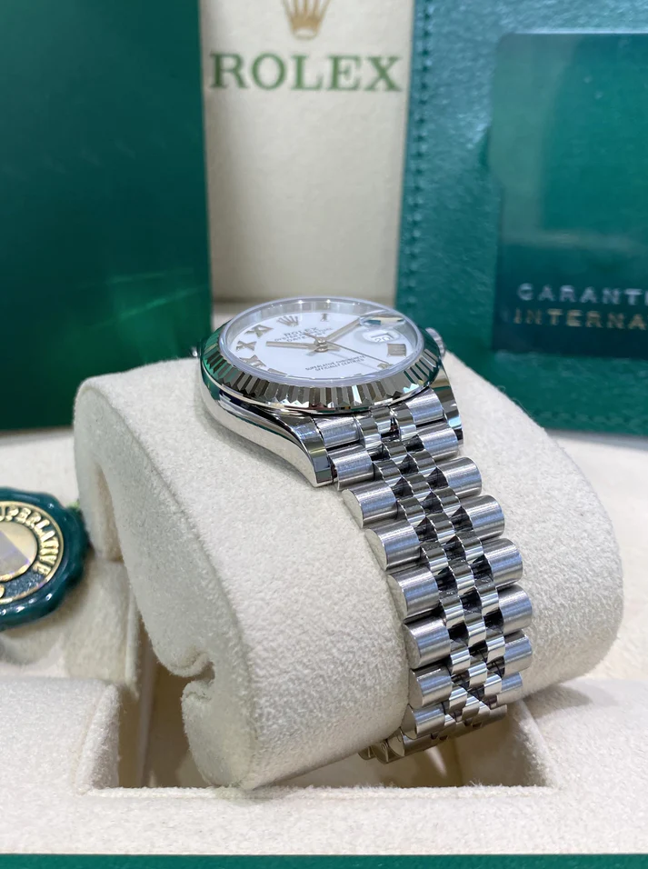 RLX Datejust m278274-0009/0010 White 31mm Dial Oyster Watch