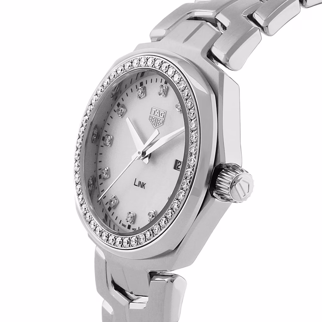 TAG Heuer Link Date Diamond Bezel Ladies Watch 32mm WBC1316.BA0600