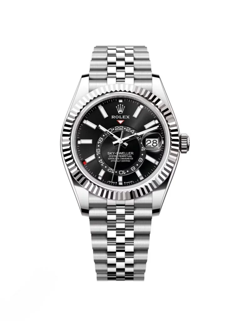 RLX Sky-Dweller 42mm 336934-0007/0008 Stainless Steel Black Dial Oyster