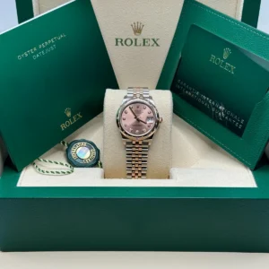 RLX Datejust m278341-0023/0024 Rosé Dial 31mm Oyster Bracelet