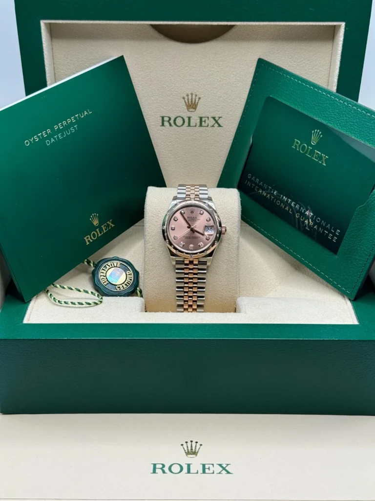 RLX Datejust m278341-0023/0024 Rosé Dial 31mm Oyster Bracelet