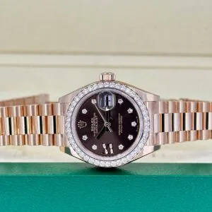 RLX Lady-Datejust 31mm 279135RBR Chocolate Diamond Dial Jubilee Bracelet