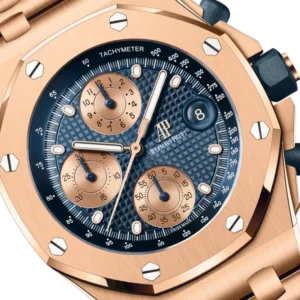 A&P OFFSHORE Pink Gold Blue Dial CHRONOGRAPH 42mm