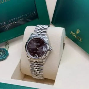RLX Datejust m278274-0027/0028 Dark Grey 31mm Dial Oyster Watch
