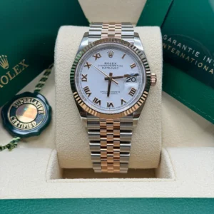 RLX Datejust 36mm 126231 White Dial Oyster Bracelet
