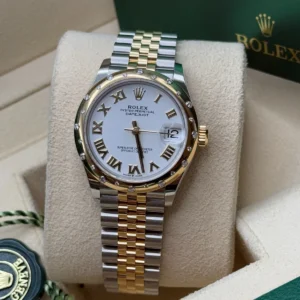 RLX Datejust m278343-0001/0002 White Dial Yellow Rolesor Oyster Watch