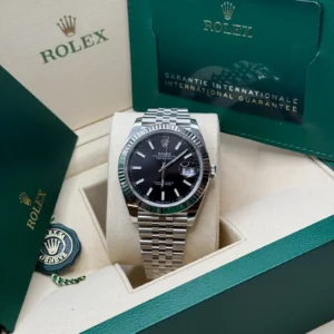 RLX Datejust Black Index Jubilee 41mm Stainless Steel - 126334