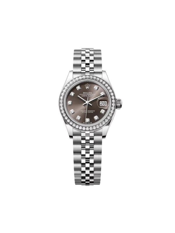 RLX Lady-Datejust 31mm 279384RBR Dark Gray set with Diamonds