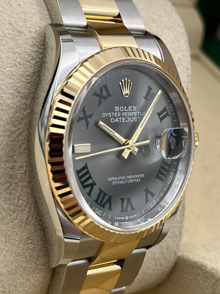RLX Datejust 36mm 126233 Wimbledon Slate Dial Oyster Bracelet Watch