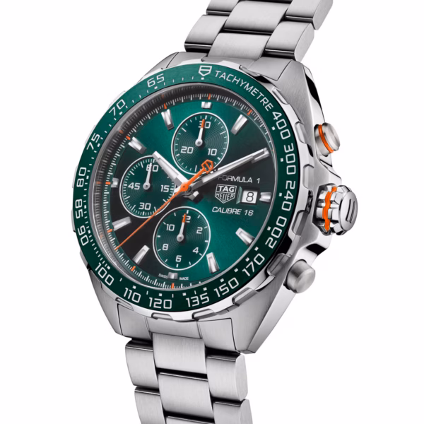 TAG Heuer Formula 1 Chronograph 44mm Mens Watch Green CAZ201H.BA0876